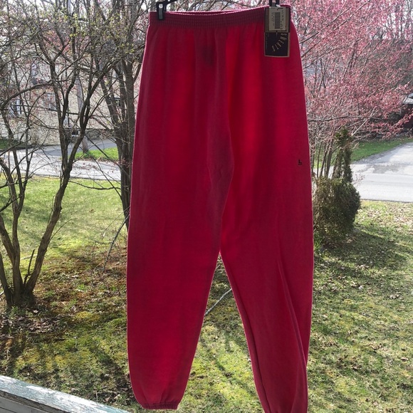 Lee Pants - New sweatpants by Lee Apparel pink elastic waist and bottom cuff